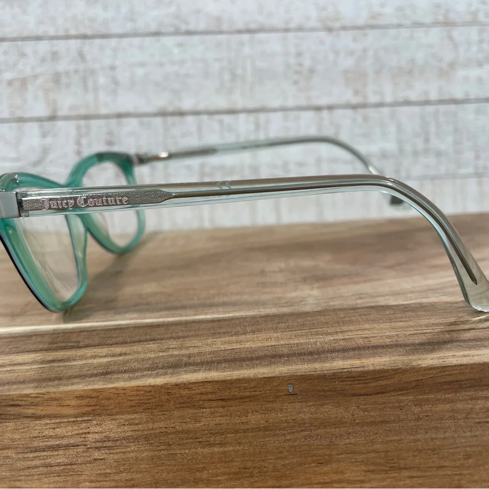 JUICY COUTURE JU152 Tortoise Mint Turquoise Rectangle Cat Eye FRAMES 135